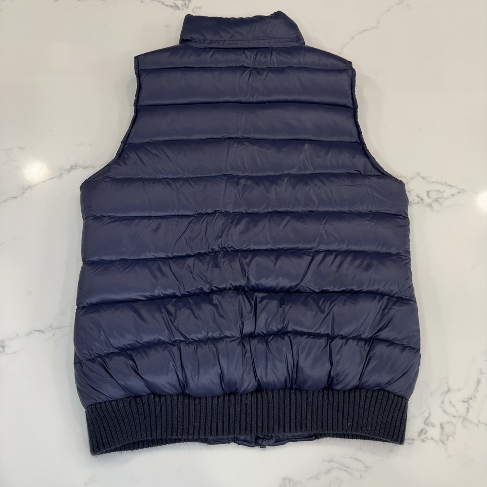 American Eagle Puffer Vest Womens M Blue Down Cozy Winter‎ Layer Casual - Picture 2 of 7